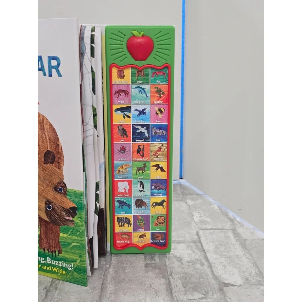 World of Eric Carle Hear Bear Roar Sound Book Battery Plush Bear Book VIDEO